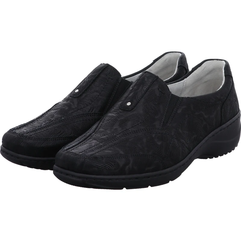 Waldläufer Slipper Kya schwarz