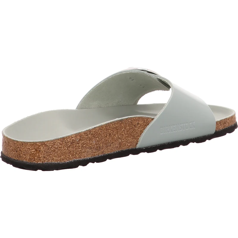 Birkenstock Pantolette Madrid Big Buckle Pure Sage h'grün