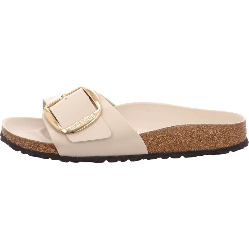 Birkenstock Pantolette Madrid Big Buckle grau