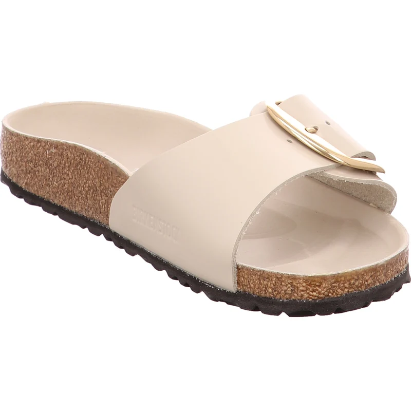 Birkenstock Pantolette Madrid Big Buckle grau