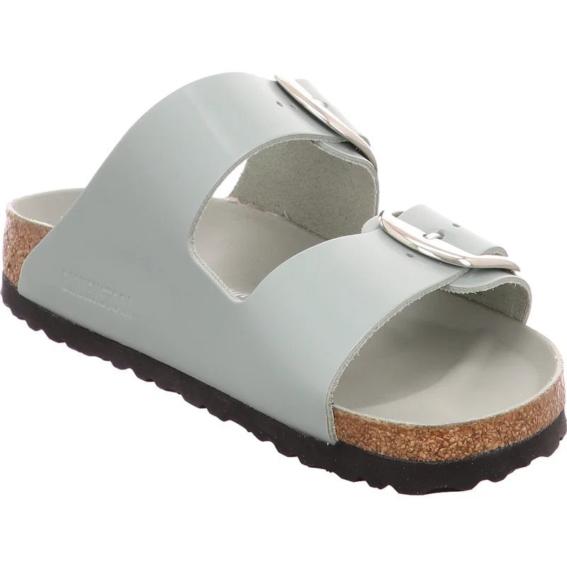 Birkenstock Pantolette Arizona Big Buckle h'grün