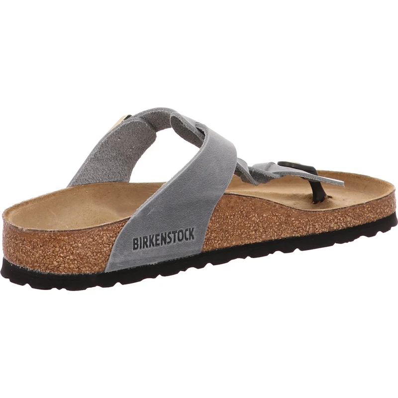Birkenstock Pantolette Gizeh Braided grau