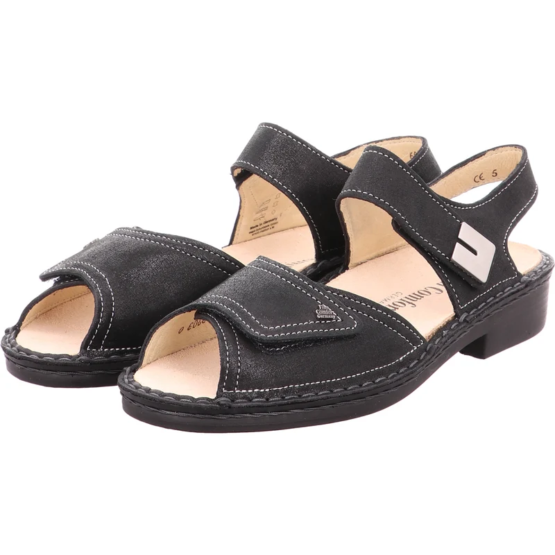 FinnComfort Sandale Luxor schwarz