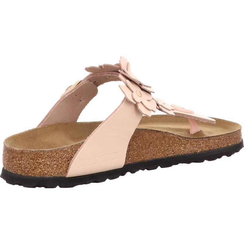 Birkenstock Pantolette Gizeh Flowers rosa