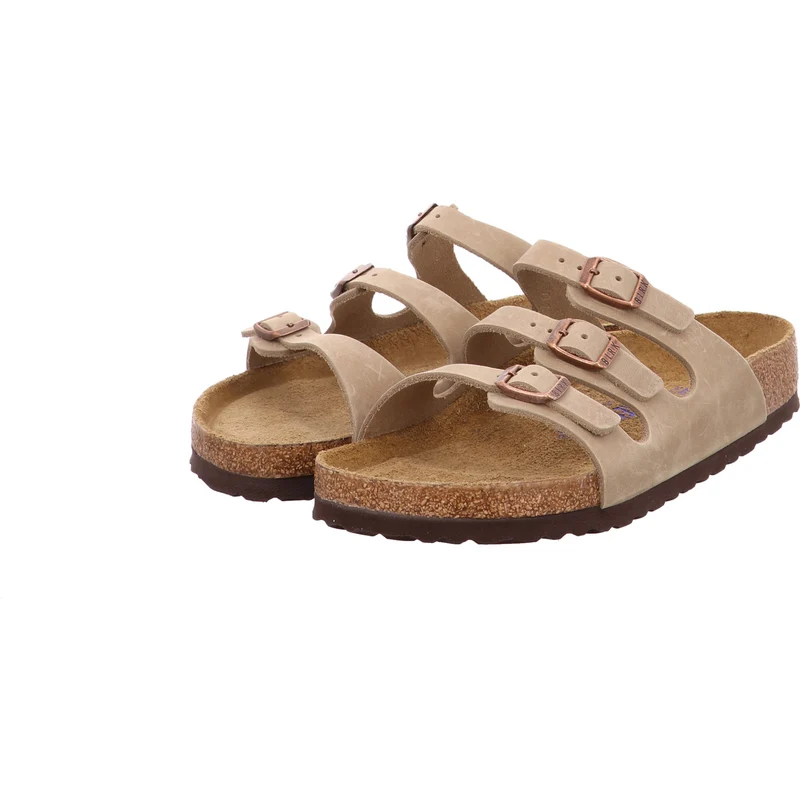 Birkenstock Pantolette Florida braun