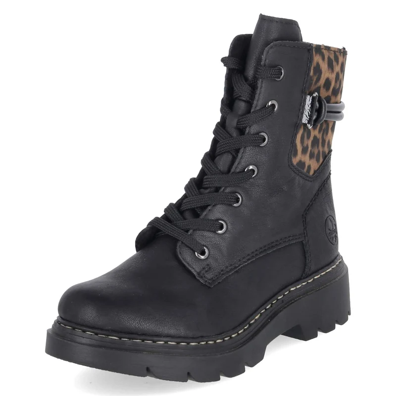 Schnürboots Schwarz
