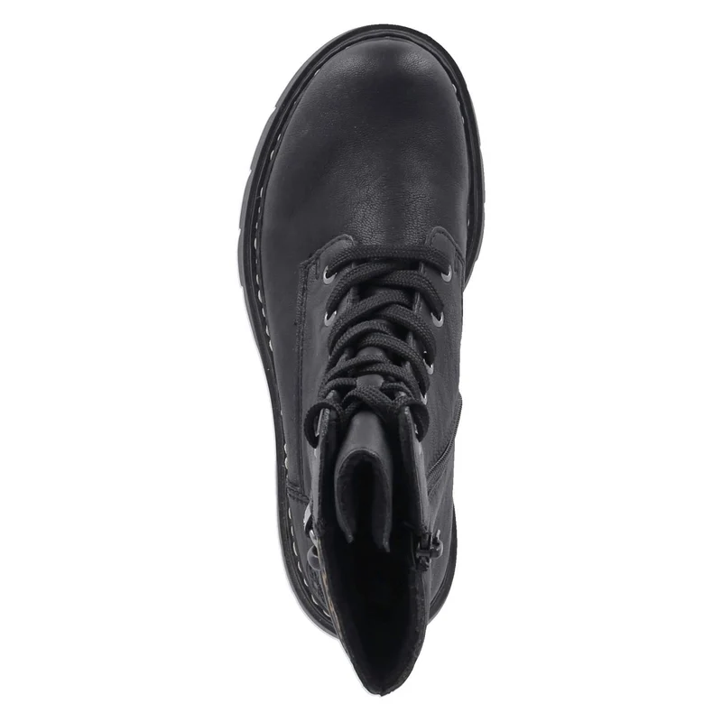 Schnürboots Schwarz