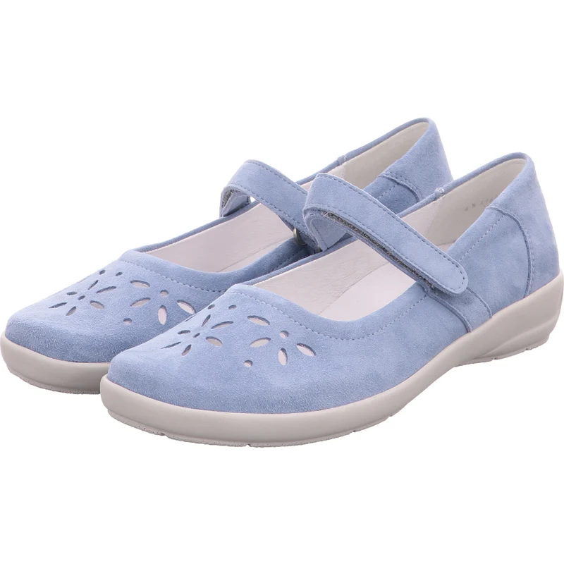 Semler Slipper Flora blau