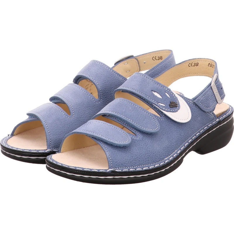 FinnComfort Sandale Saloniki blau