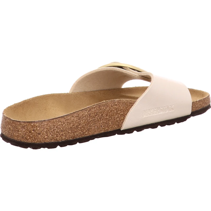Birkenstock Pantolette Madrid Big Buckle offwhite
