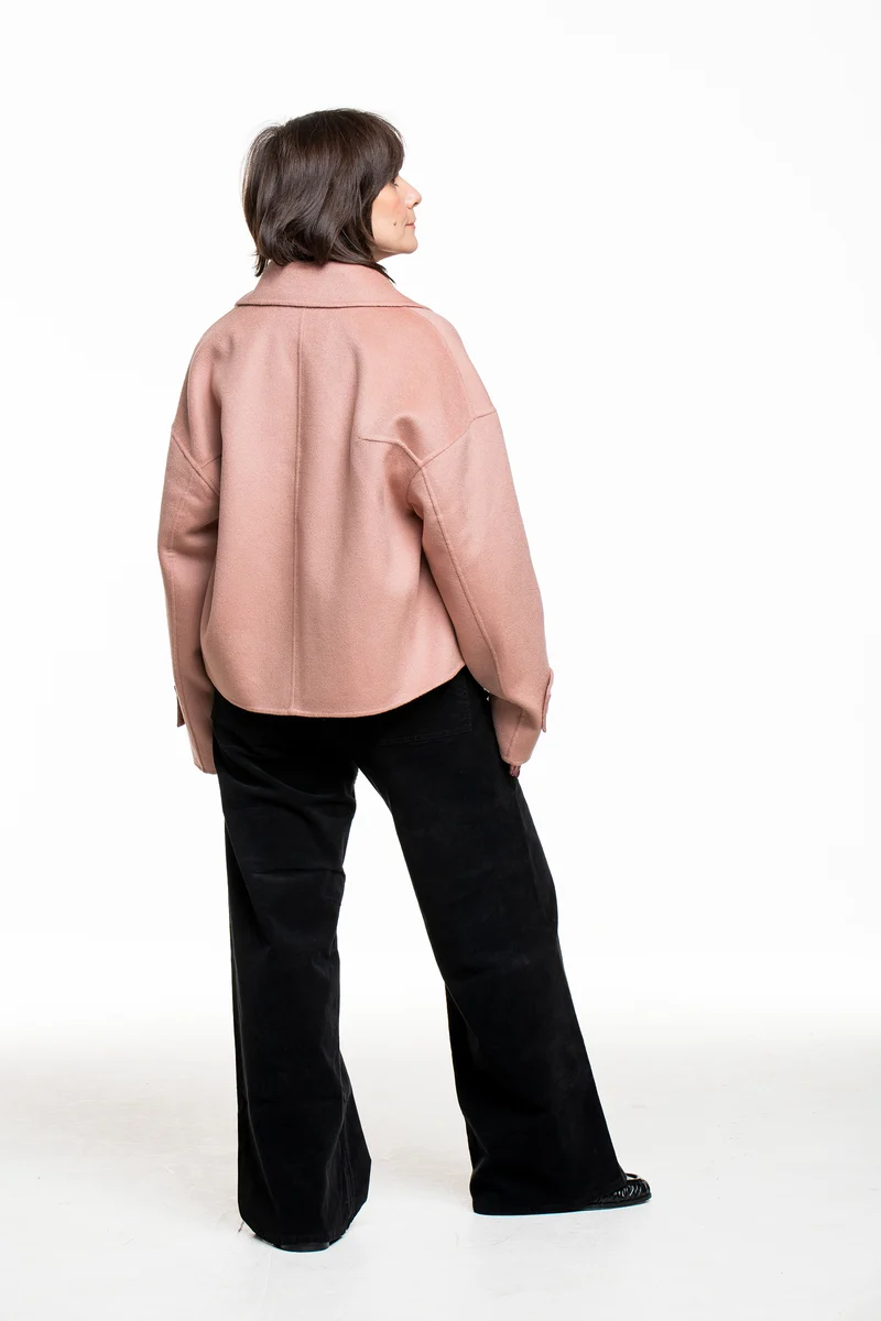 Iris von Arnim Damen Doubleface Jacke Kurz rosenholz