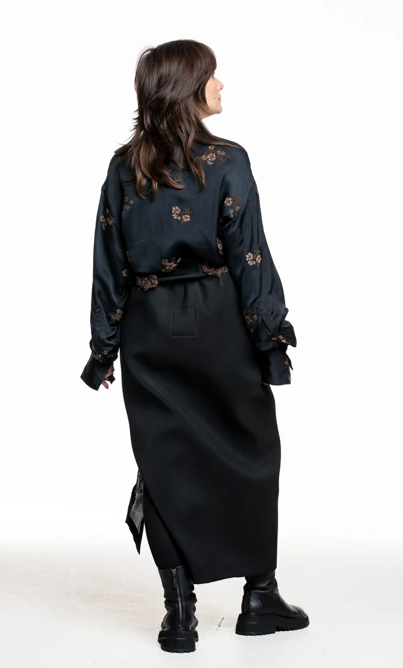 Uma Wang Damen Maxi-Rock schwarz
