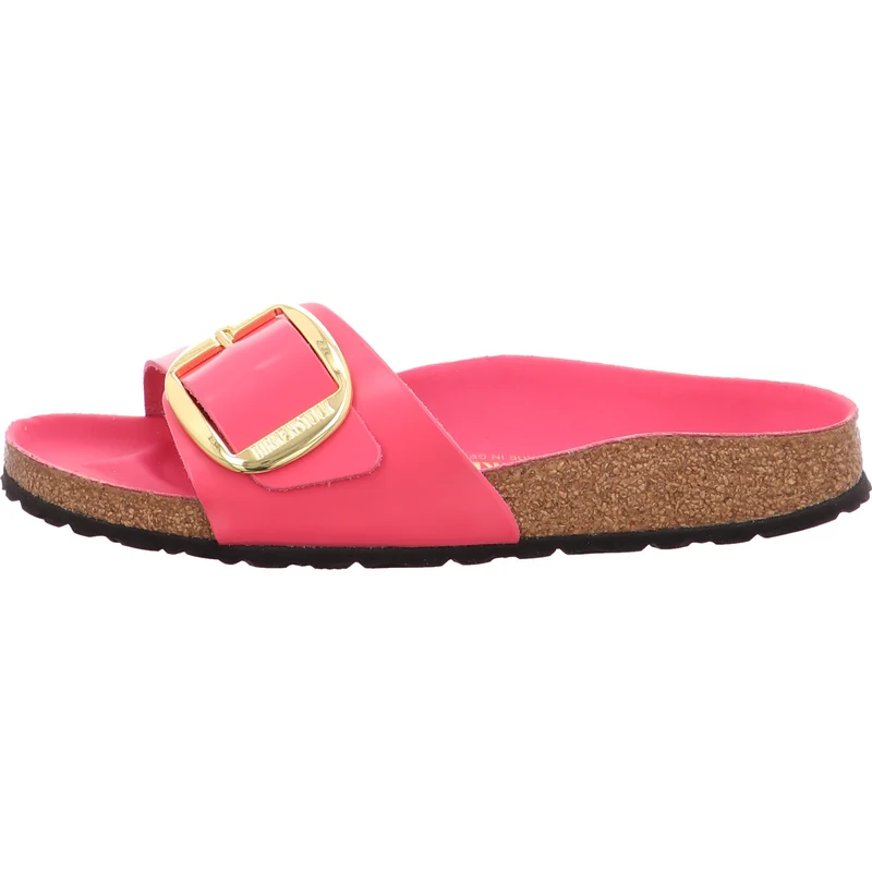 Birkenstock Pantolette Madrid Big Buckle Fuchsia rot