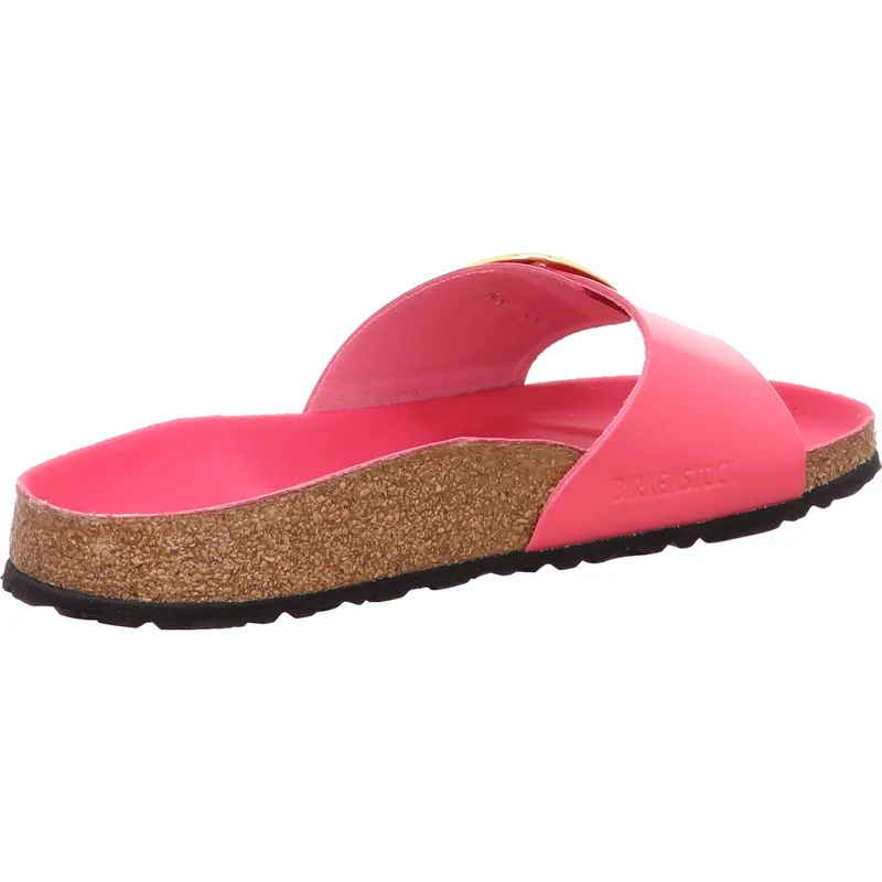 Birkenstock Pantolette Madrid Big Buckle Fuchsia rot