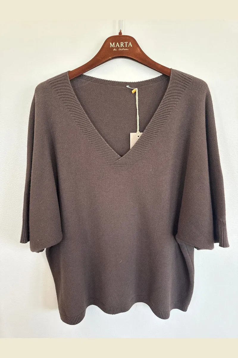Marta Du Chateau - Mdcinaya Knit 9587 - Chocolate