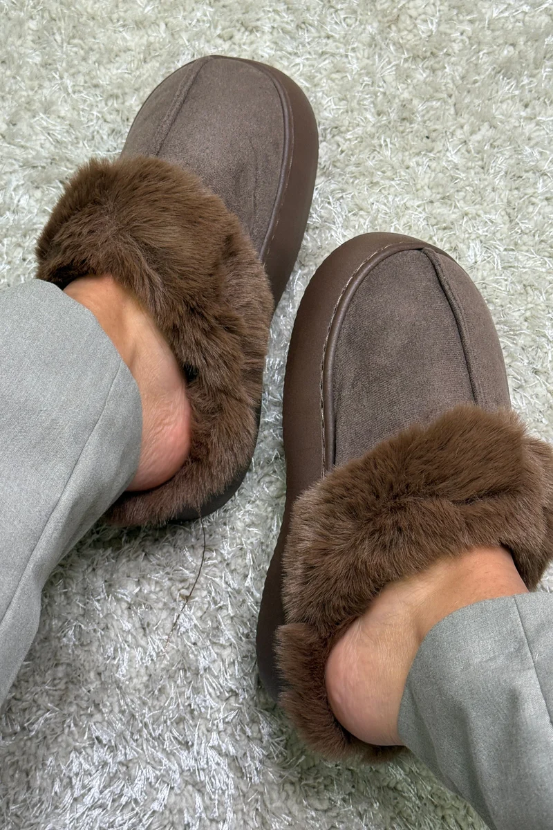 Bloom - Aida Slipper - Dark Brown