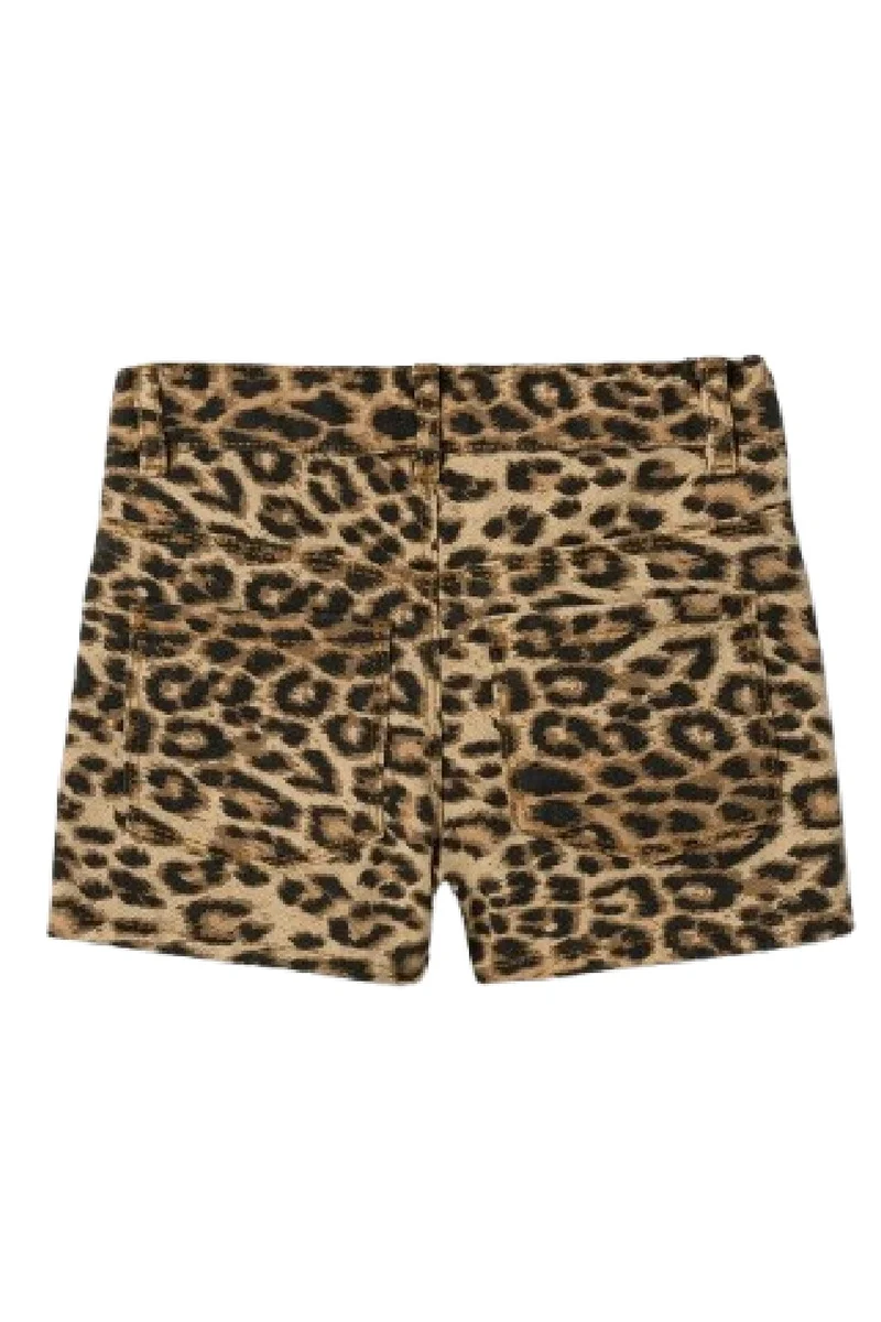 Name It - Nmfrose Shorts 4444-Td F - 4855022 Silver Mink Leopard