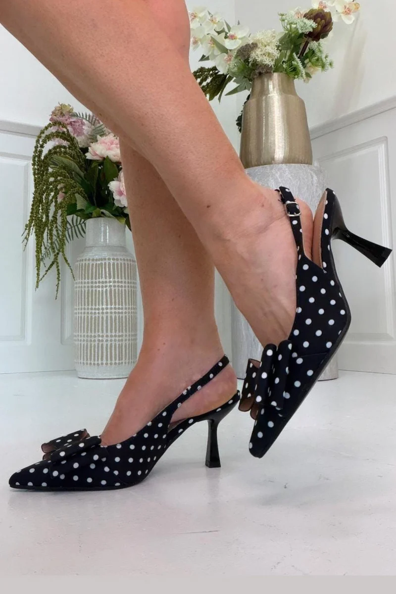 Bloom - Hydrangea Stiletto - Black
