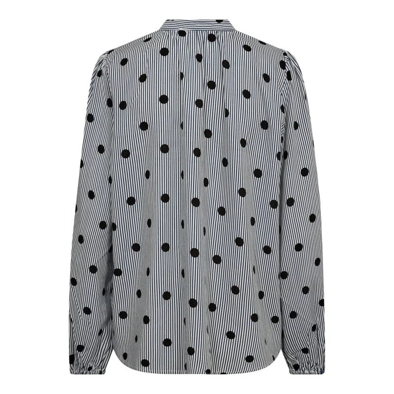Co´Couture - Didicc Dot Shirt 35719 - 40096 Whiteblack