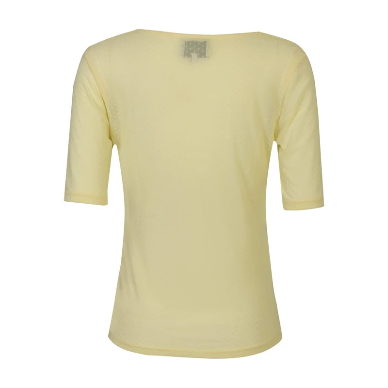 Liberte - Mesh Ss Tshirt, Dot 22011 - Yellow