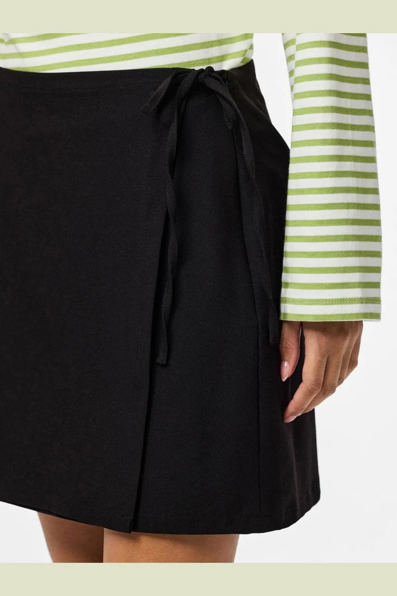 Pieces - Pcbosella Wrap Skirt - 5086153 Black