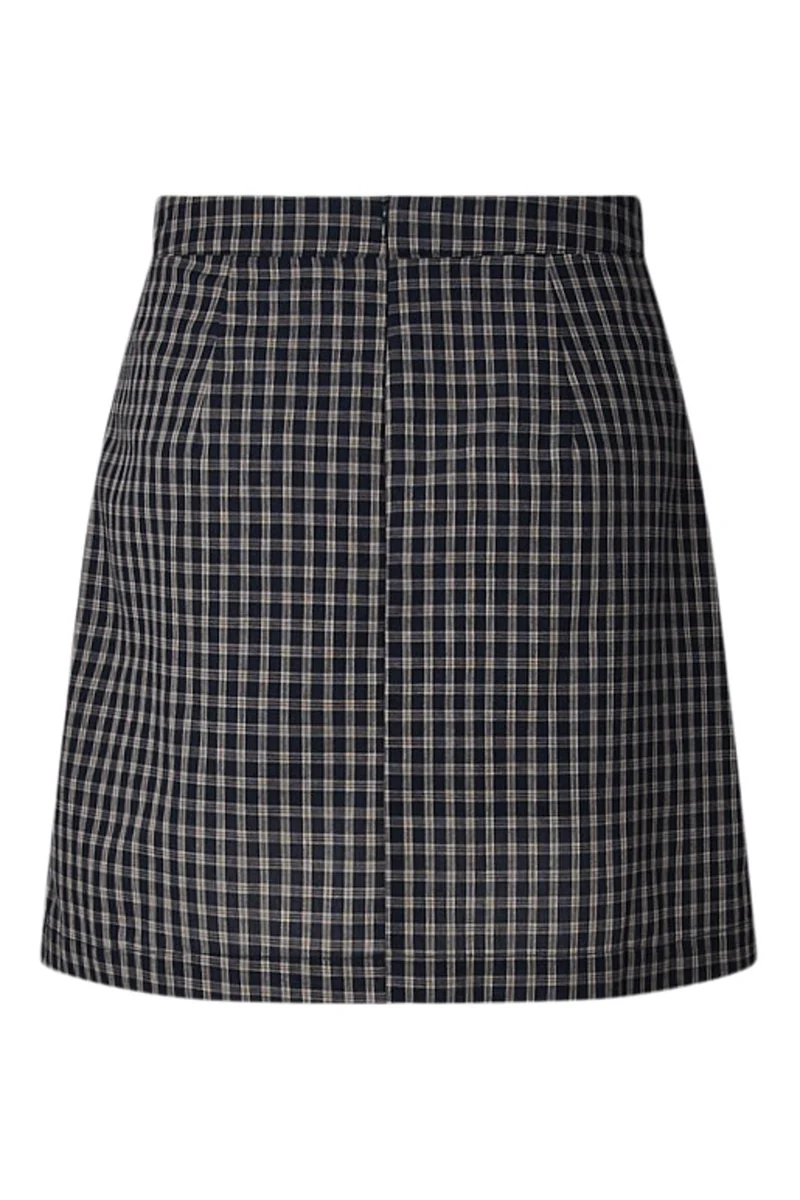 Pieces - Pcjune A-Shaped Short Skirt - 5162437 Maritime Blue Birch