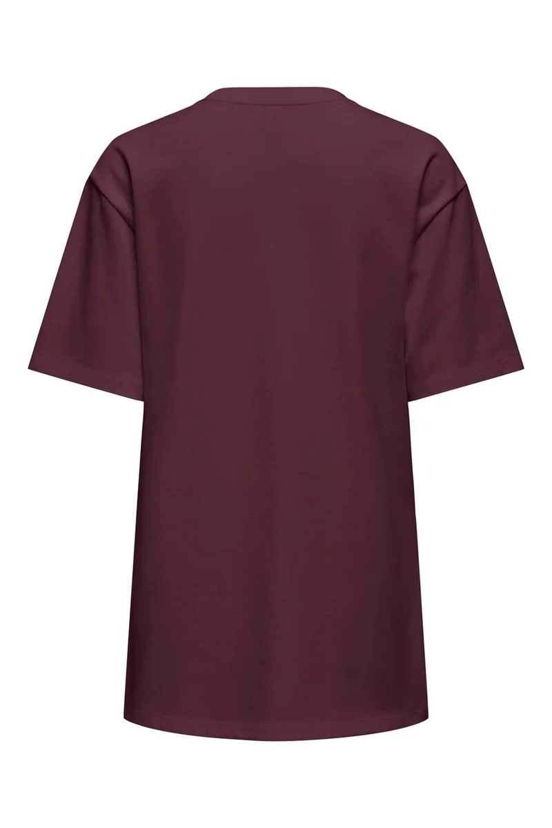 Only - Onlsuperior S/S O-Neck Long Top - 5136655 Fig Black Keep Real
