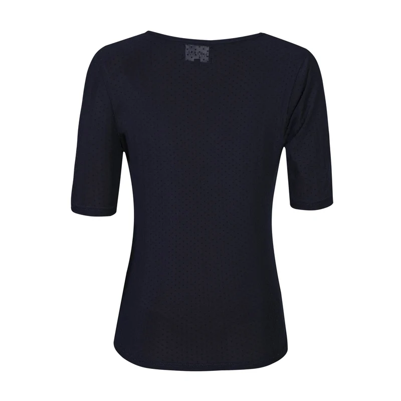 Liberte - Mesh Ss Tshirt, Dot 22011 - Navy