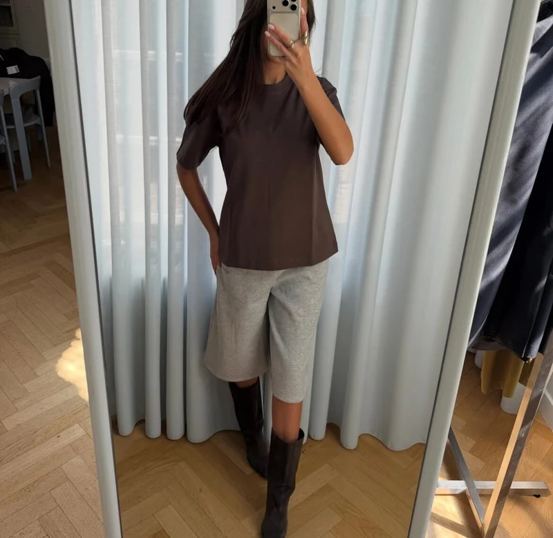 Modström - Tiamd Long Shorts 59814 - 7087 - Grey Melange