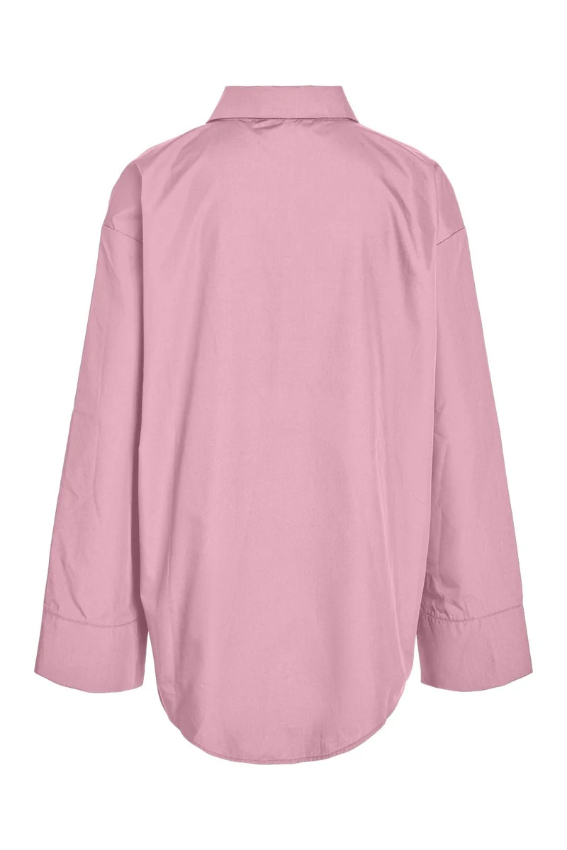 Noisy May - Nmfrida L/S Button Lace Shirt Tnt/17 - 5205180 Romance Rose