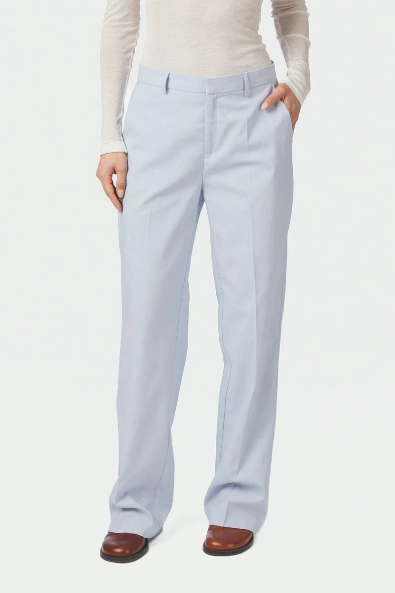 Neo Noir - Alice Linen Pants 170445 - 145 - Light Blue