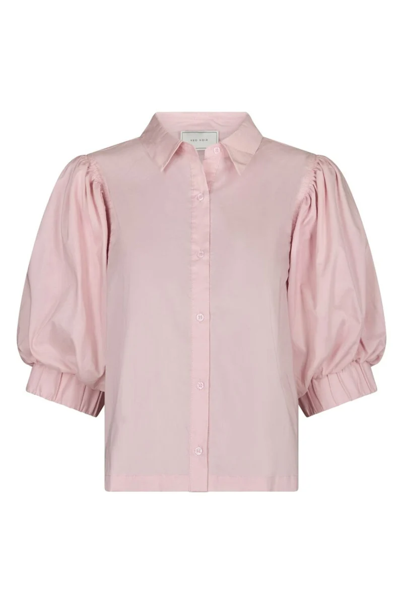 Neo Noir - Etta Poplin Shirt 168089 - 165 - Rose