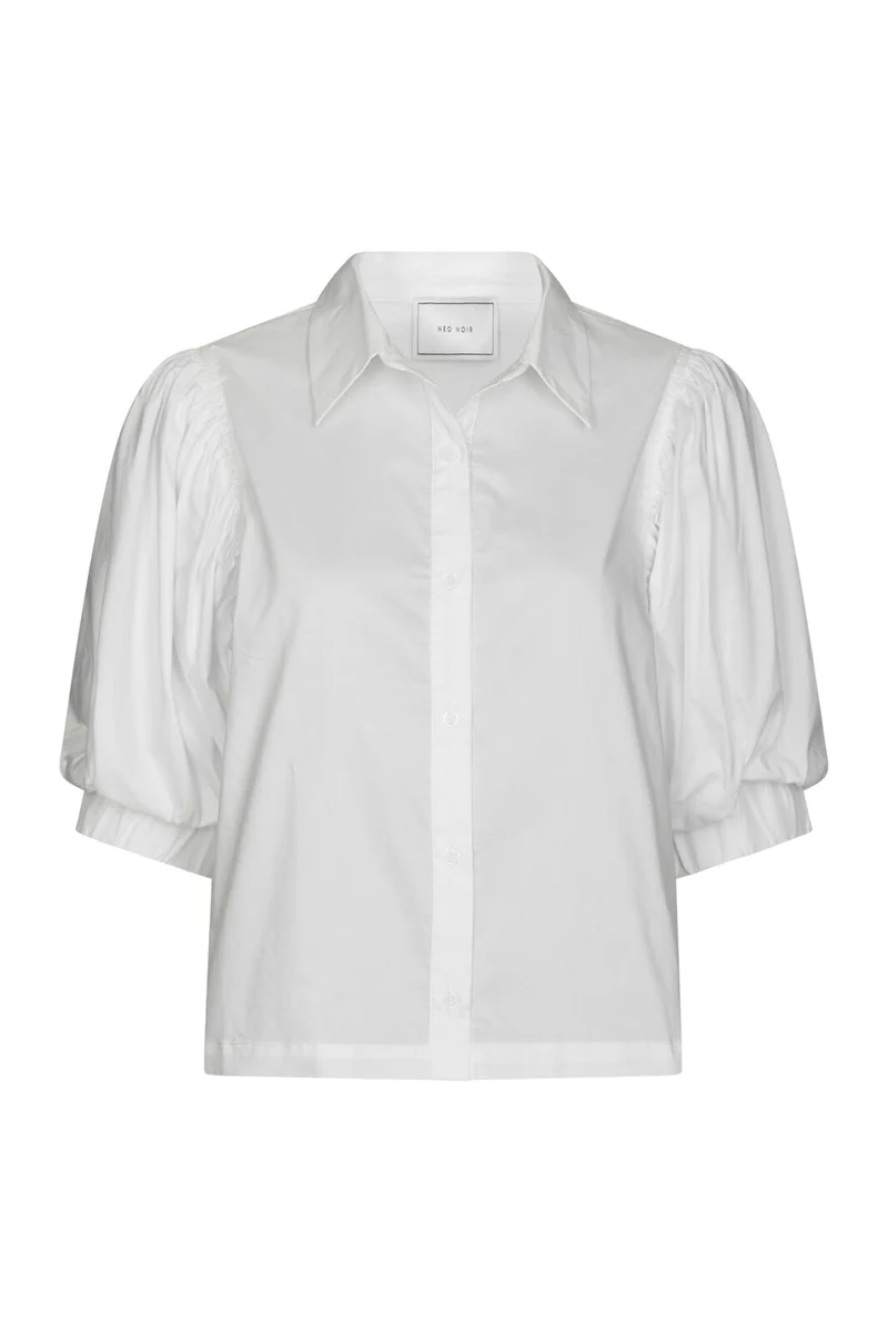 Neo Noir - Etta Poplin Shirt 168089 - 120 - White