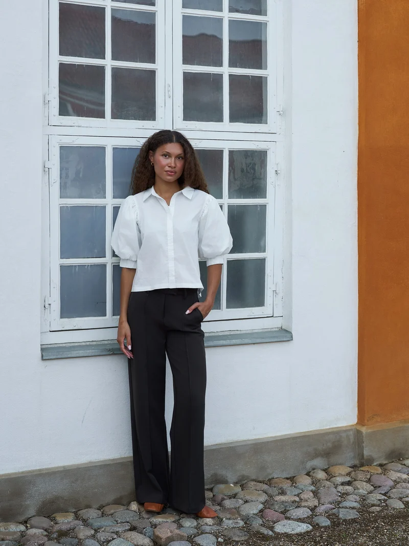 Neo Noir - Etta Poplin Shirt 168089 - 120 - White
