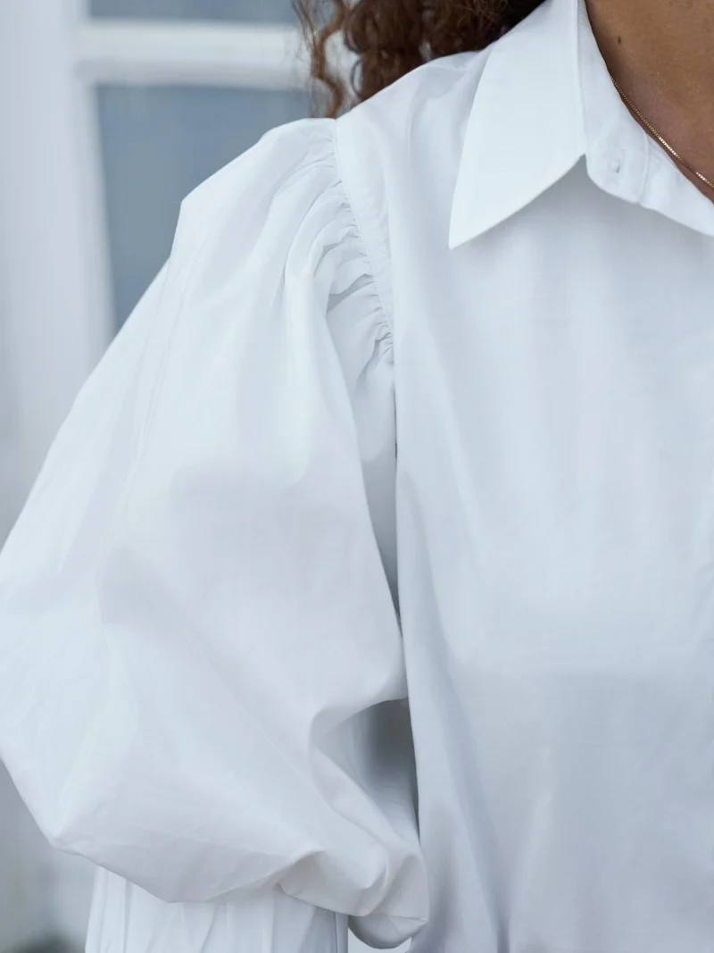 Neo Noir - Etta Poplin Shirt 168089 - 120 - White