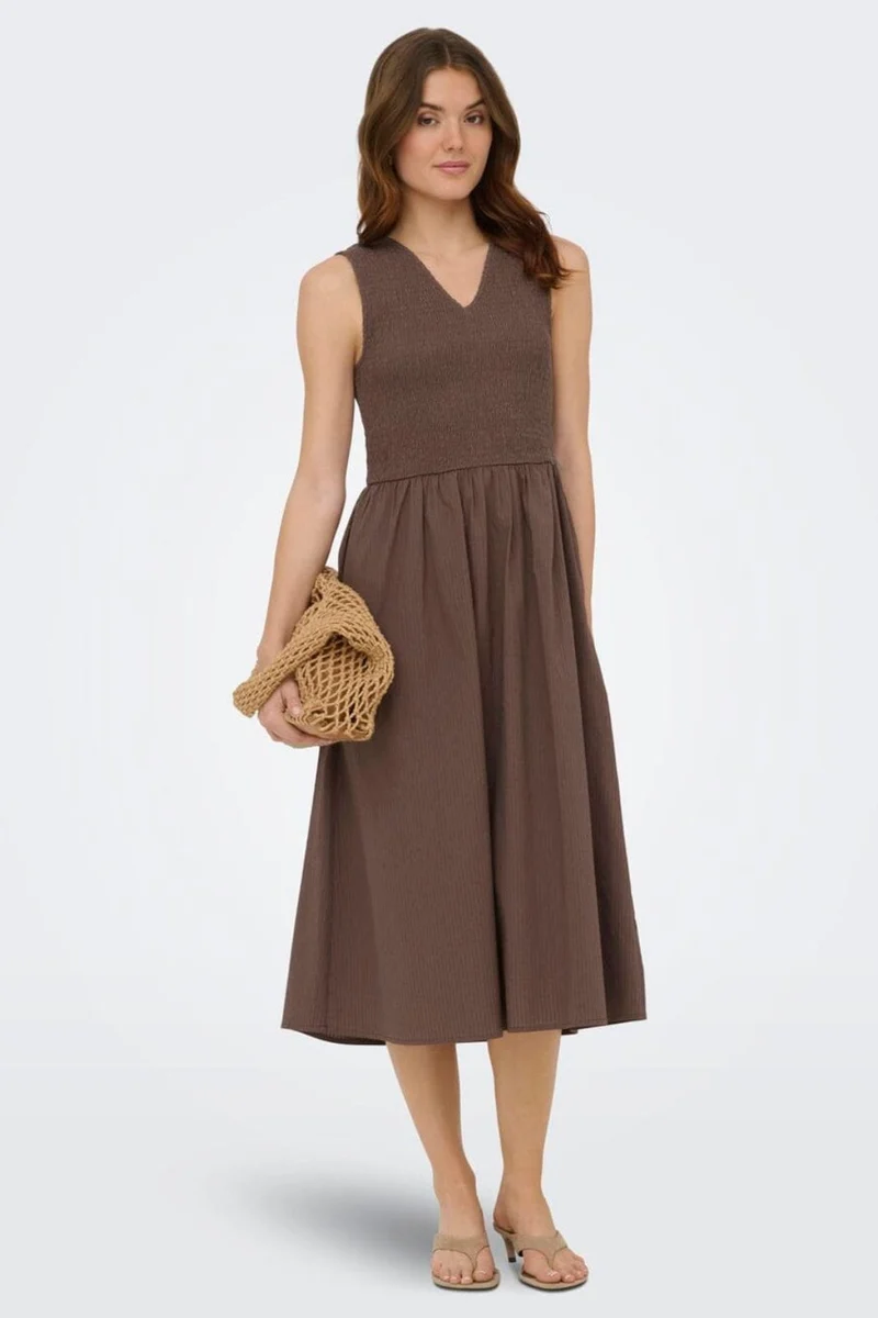 Only - Onlnoema S/L Long Smock Dress - 5092644 Shopping Bag