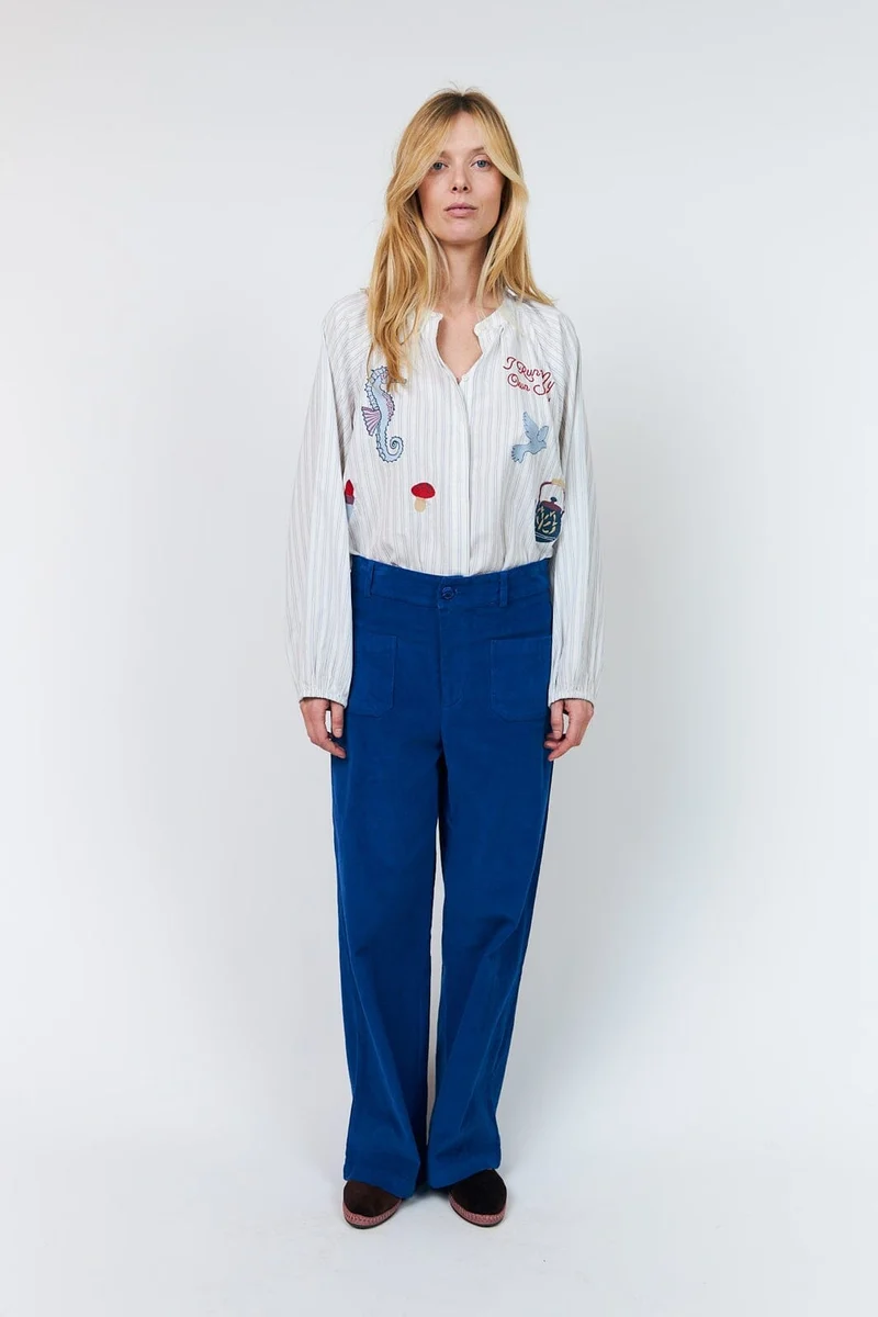 Lollys Laundry - Haileyll Shirt Ls 26443-1032 - 80 - Stripe