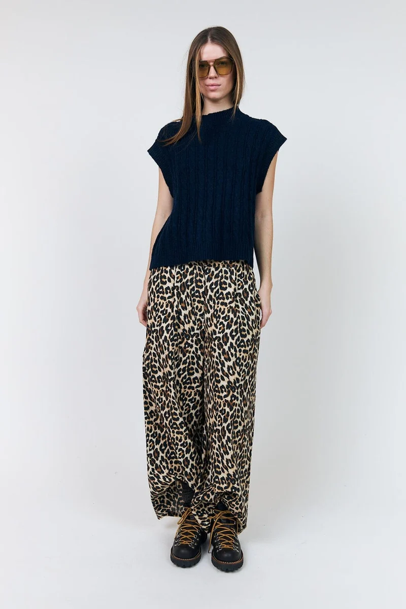 Lollys Laundry - Mirall Pants 26429-2012 - 72 - Leopard Print