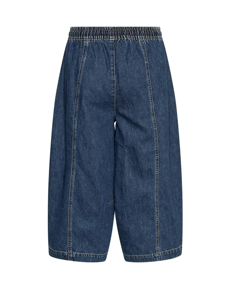 MSCH Copenhagen - Mschmanna Alena Culotte Pants 19848 - Mid Blue Wash