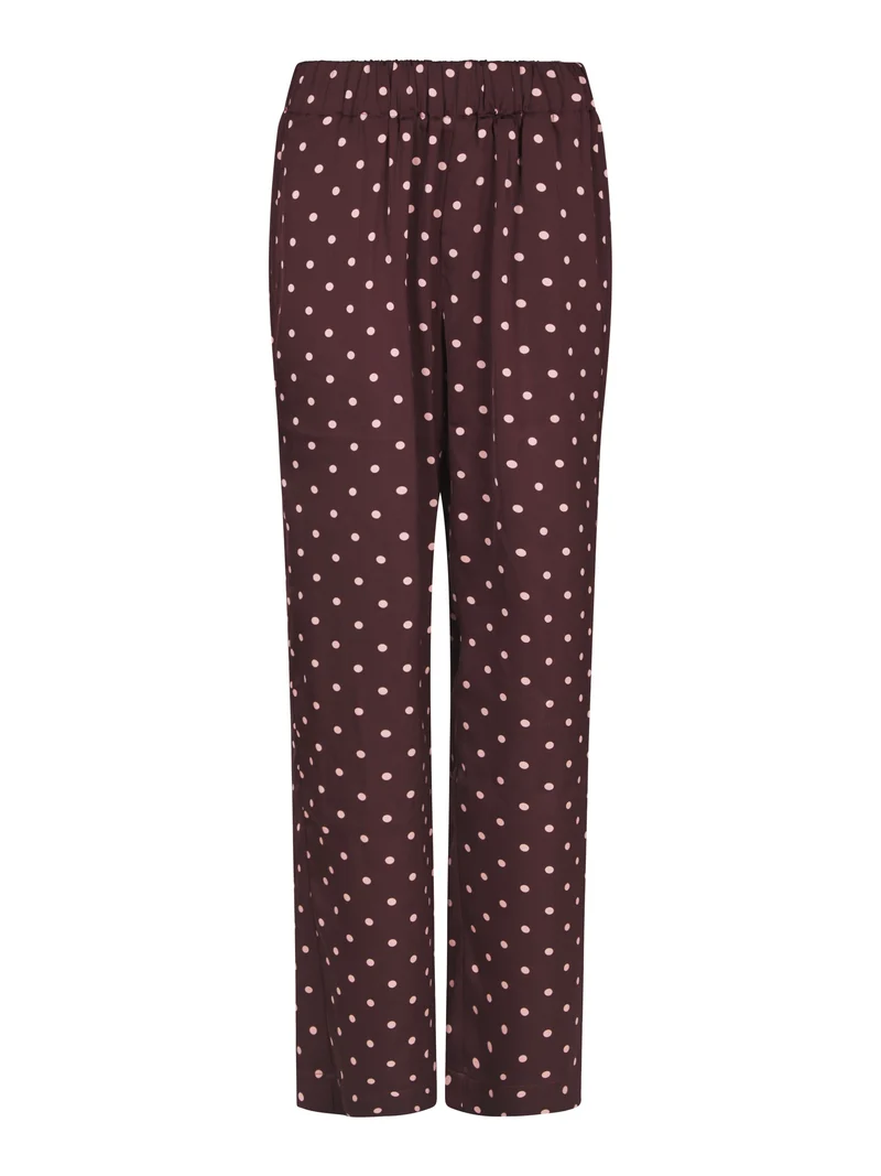 Valentin Studio - Comfy Dot Pants 167410 - 162 - Bordeaux