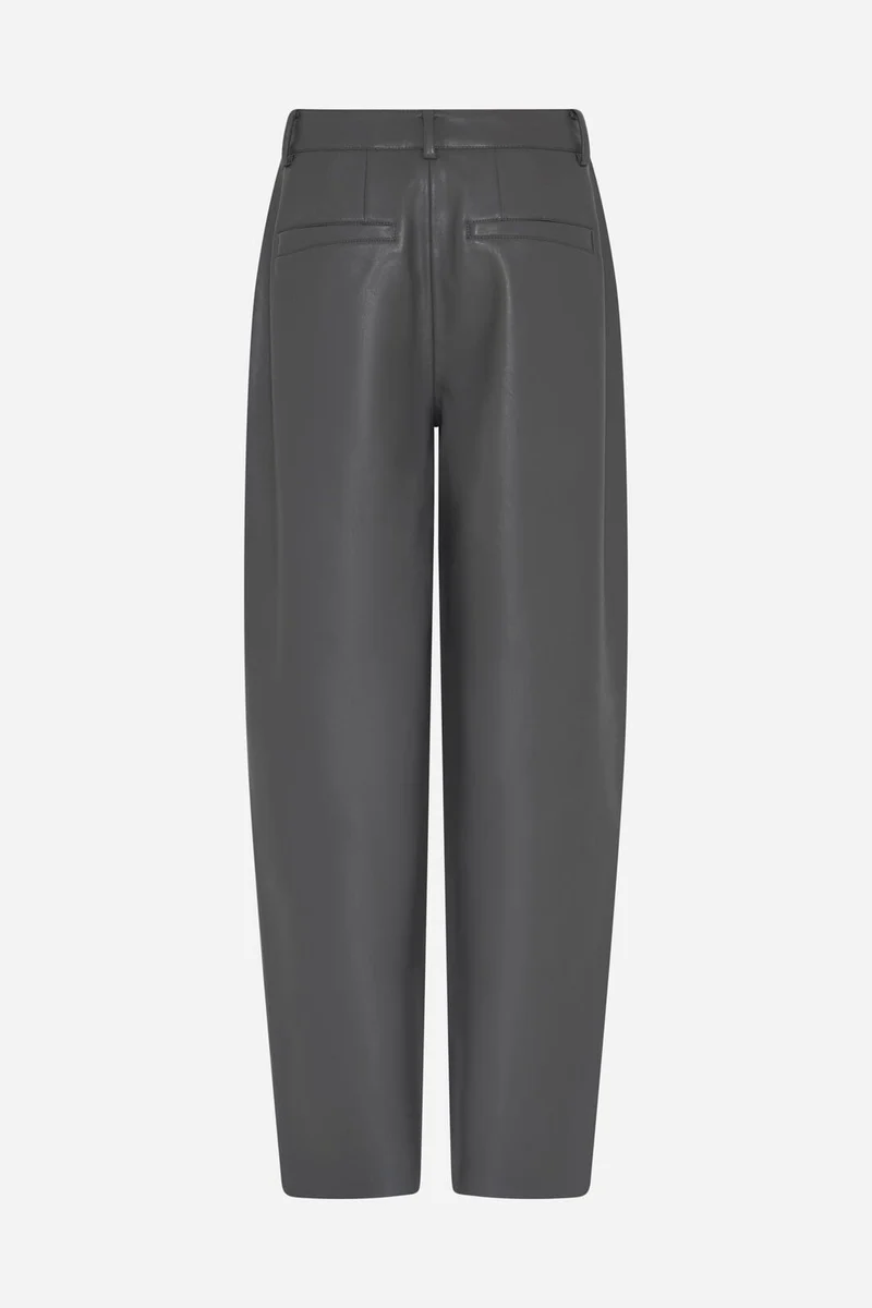 Bruuns Bazaar - Veganibbbarrel Pants Bbw5094 - Dark Grey