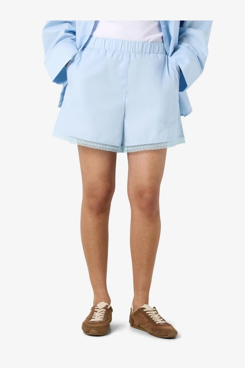 Noisy May - Nmfrida Lace Shorts Tnt/17 - 5200830 Cerulean