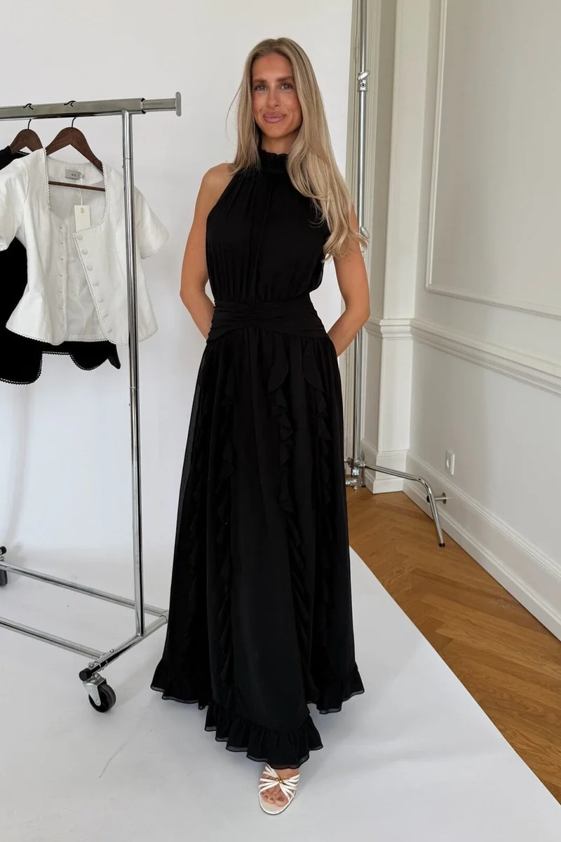 BYIC x Molly&My - Tianaic Maxi Dress A25246 - Black