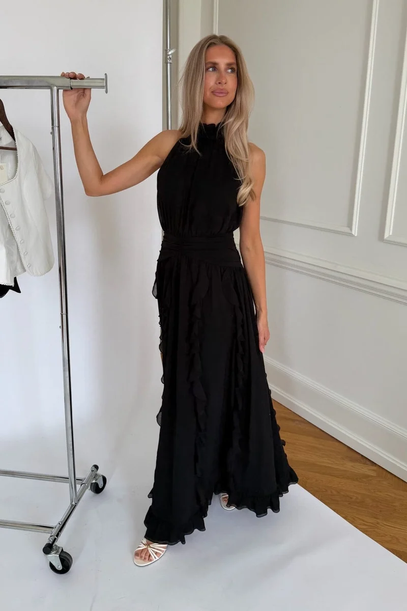 BYIC x Molly&My - Tianaic Maxi Dress A25246 - Black