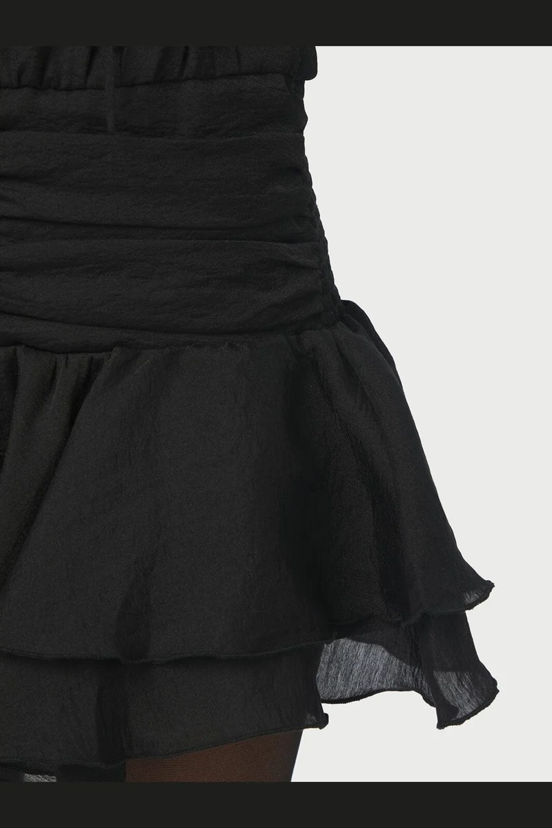 Neo Noir - Bari Chiffon Dress 166918 - 100 - Black