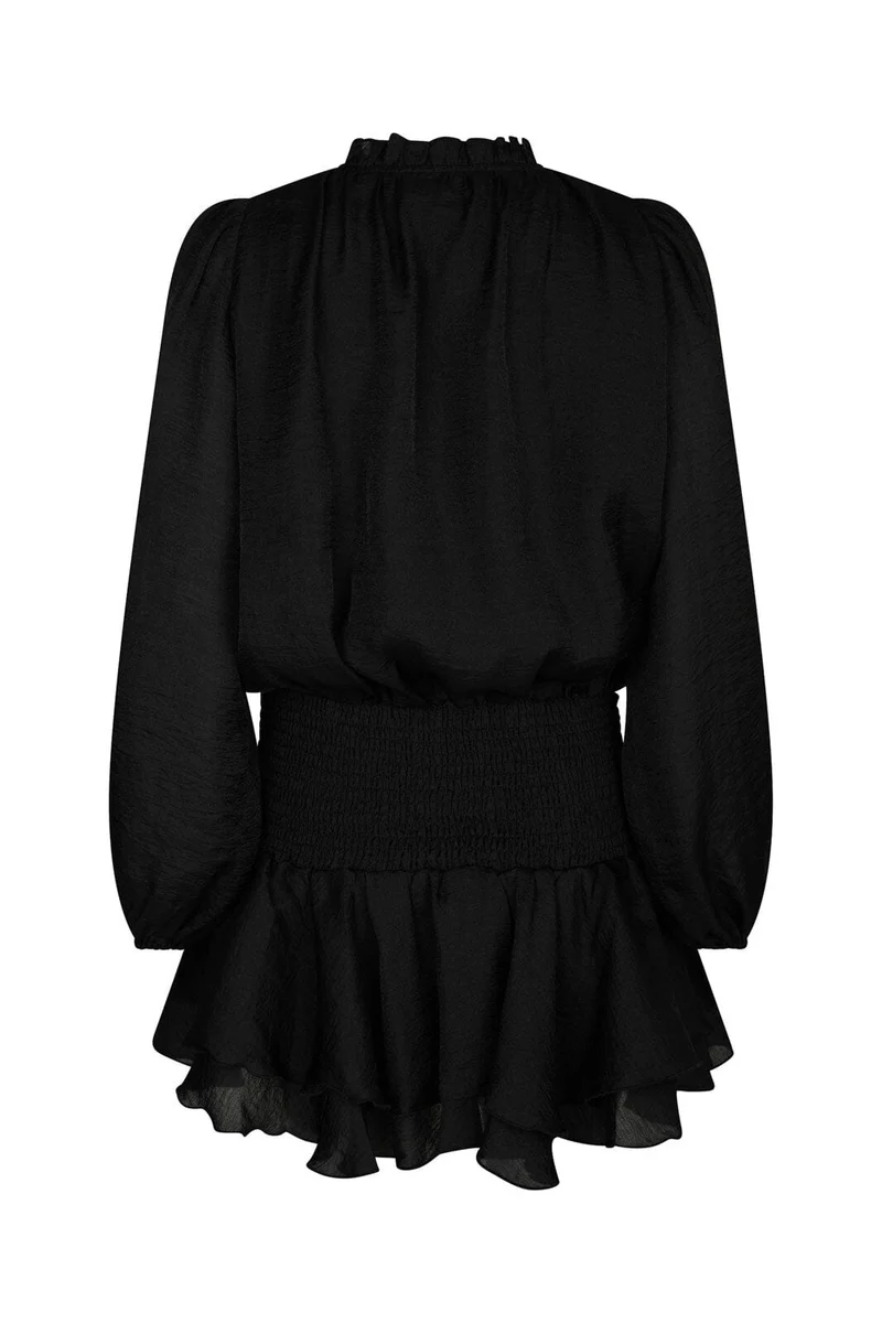 Neo Noir - Bari Chiffon Dress 166918 - 100 - Black