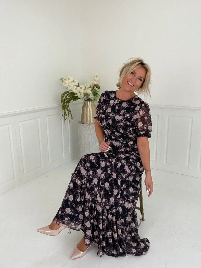 Dear Molly - Filippa Dress - Navy Print