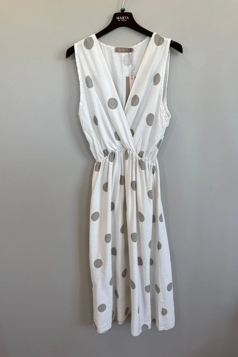 Marta Du Chateau - Mdclinetta Dress 23126 - White