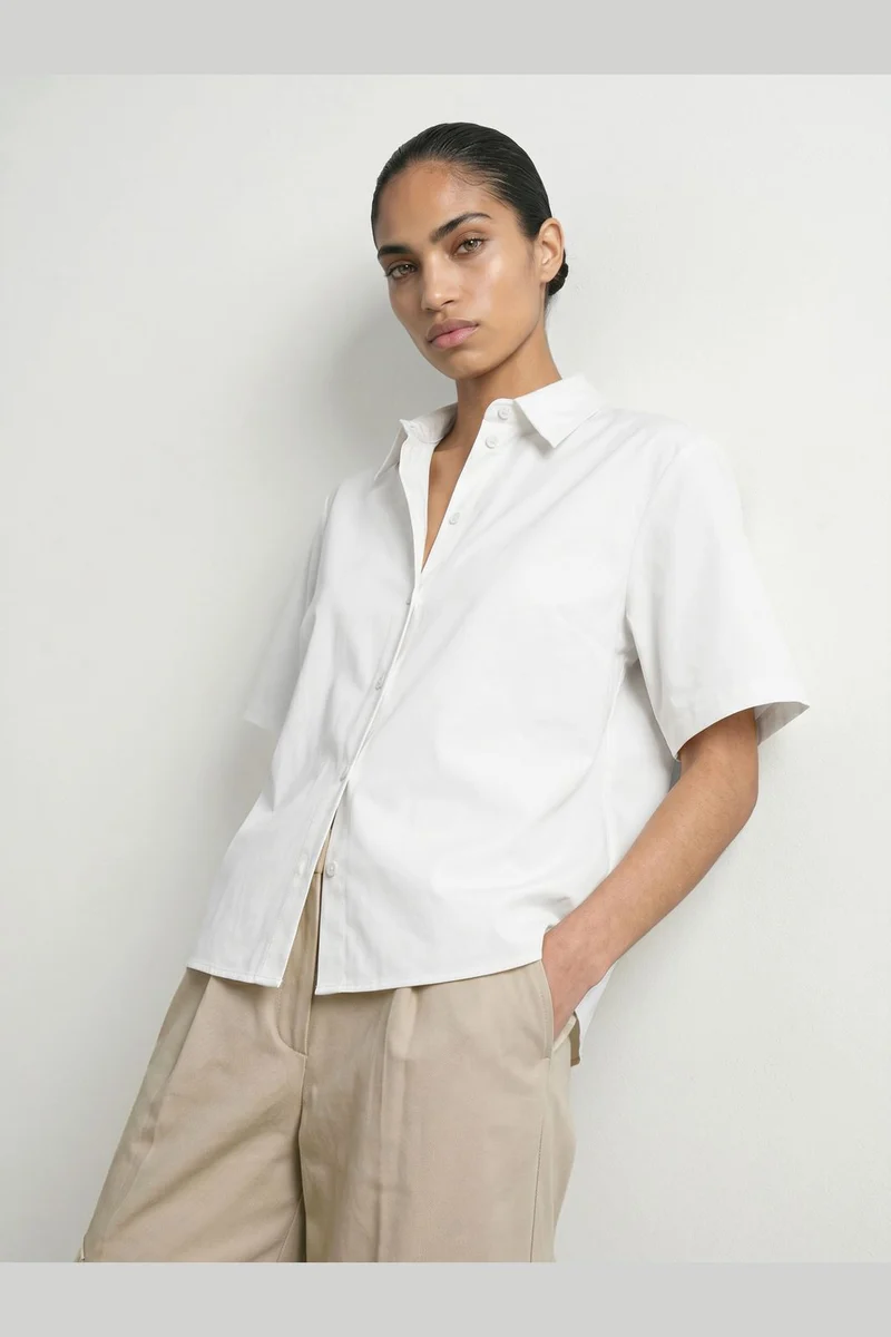 Hypedrop - Hdhailey Ss Boxy Shirt 32000776 - 5180417 - Cloud Dancer