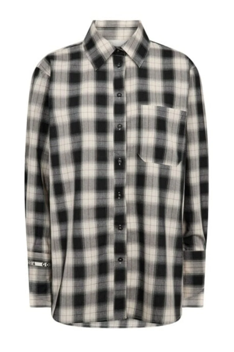 Gossia - Pipigo Shirt G3175 - Black Checks